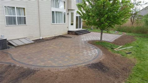 bath mi paver patio install